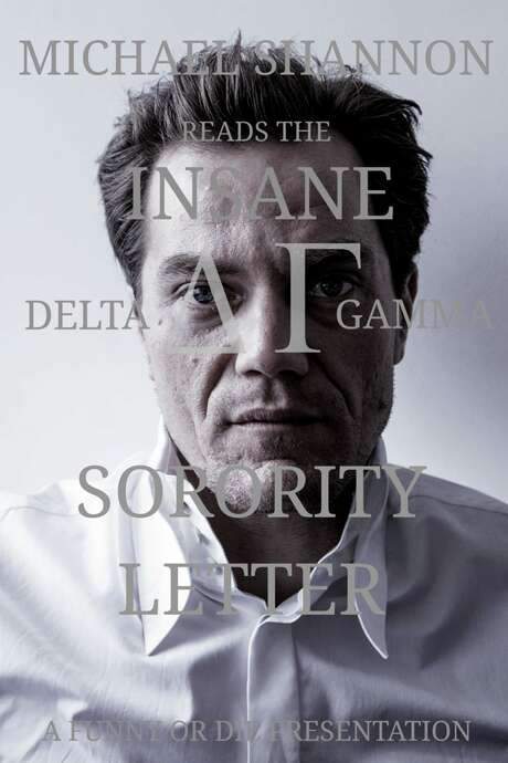 Michael Shannon Reads the Insane Delta Gamma Sorority Letter